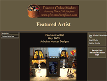 Tablet Screenshot of featuredartist.pfattmarketplace.com